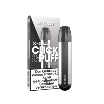 X-Bar Click & Puff Kit Silver