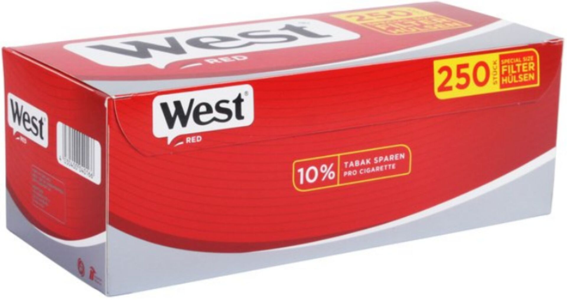 West Special Size rot Filterhülsen 10 x 250=2.500 Filterhüsen 