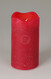 LED Kerze rot 13 cm