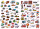 Sticker Malbuch A4/64 S. sort.