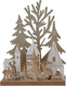 Holz-Deko Landschaft LED 15 cm