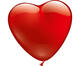 Luftballons Rote Herzen 6er