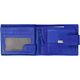 Dollarbörse Leder royalblau