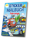 Sticker Malbuch A4/64 S. sort.