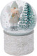 Schneekugel Engel/Baum 6,5 cm