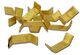 Clip-Fix 33 x 8 mm, gold /1000