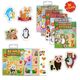 Tier Stickerbuch + 90 Sticker