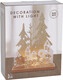 Holz-Deko Landschaft LED 15 cm