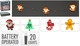 Lichterkette Figuren 20 LED