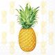 Servietten 33/33 Amb. Ananas