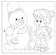 Gl.Stick-Malb. Winter A4/64 S