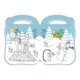 Winter-Stickermalbuch