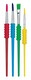 Pinsel-Set Nylon 4 teilig