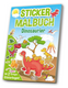 Sticker Malbuch A4/64 S. sort.