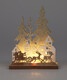 Holz-Deko Landschaft LED 15 cm