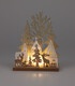 Holz-Deko Landschaft LED 15 cm