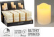 LED Kerze creme 9 cm
