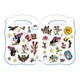 Winter-Stickermalbuch