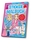 Sticker Malbuch A4/64 S. sort.