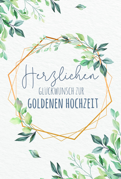 Bill. Gold Hochzeit