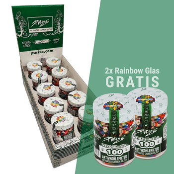 PURIZE® Aktivkohlef. Glas/100