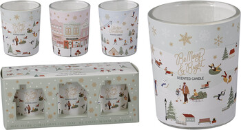 Duftkerzen 6 cm 3er Set