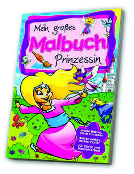 Malbuch A4/80S. Prinzessin