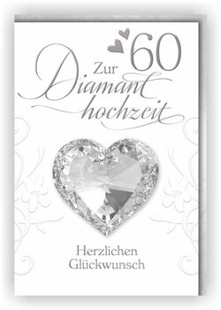 Bill. Diamant Hochzeit Herz