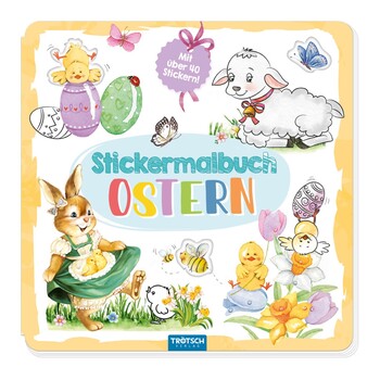 Oster-Malbuch mit Stickern