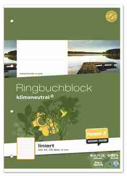 Ringbuchblock A4/100 lin.