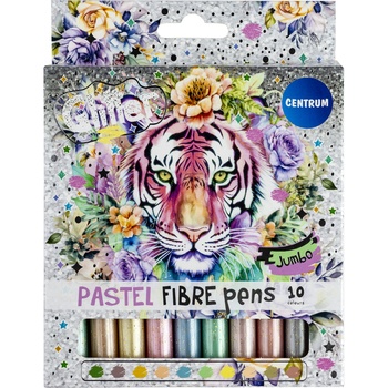 Fasermaler Glitter Pastell
