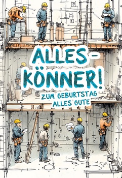 Bill. Geburtstag Handwerker