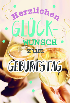 Bill. Geburtstag Sekt