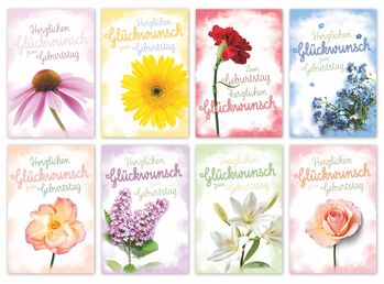 Geburtstags Bill./100, Blumen