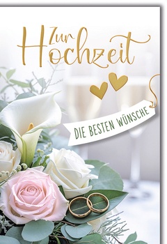 Bill. Vermählung Blumen