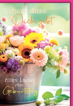 Bill. Geburtstag Blumen