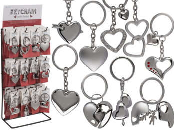 Schlüsselanhänger Metall Herz