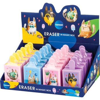 Radiergummi in magischer Box