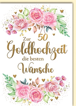Bill. Gold Hochzeit Blumen Bill. Gold Hochzeit Blumen