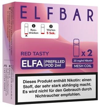 ELFA Pods Red Tasty
