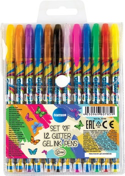 Gelschreiber Glitter 12er