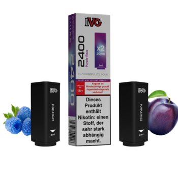 IVG 2400 Pods 2er Purple Razz