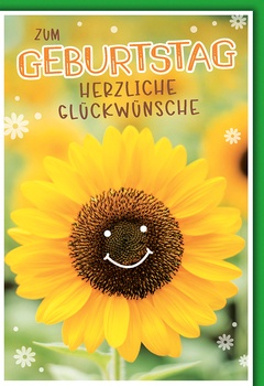 Bill. Geburtstag Sonnenblume