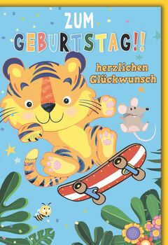 Bill. Geb. Kinder Tiger Skate