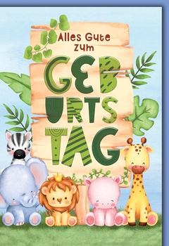 Bill. Geburtstag Kinder/Tiere