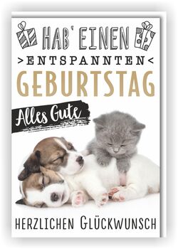 Bill. Geb. Katze/Hunde Welpen