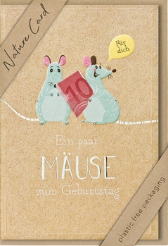 Bill. NC Geb Geld Maus 11,5x17