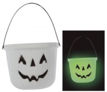 Halloween-Kübel nachtleuchtend