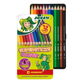 Jolly Buntstift Blechetui 12er