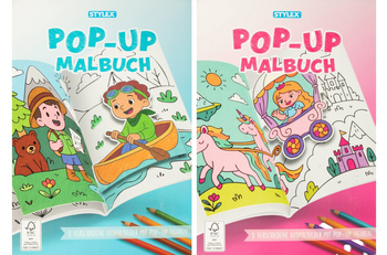 Pop-up Malbuch A4